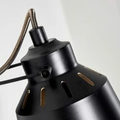 Hofstein Safari Wandleuchte Schwarz, 1-flammig -Wandleuchten Verkaufsgeschäft safari wandleuchte h3012864 do4 19