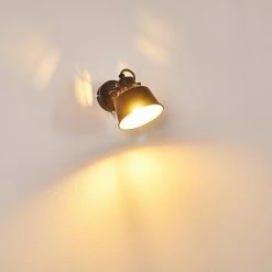 Hofstein Safari Wandleuchte Schwarz, 1-flammig -Wandleuchten Verkaufsgeschäft safari wandleuchte h3012864 do4 24