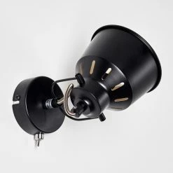 Hofstein Safari Wandleuchte Schwarz, 1-flammig -Wandleuchten Verkaufsgeschäft safari wandleuchte h3012864 do4 5