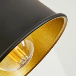 Hofstein Safari Wandleuchte Chrom, Schwarz, Holz hell, 1-flammig -Wandleuchten Verkaufsgeschäft safari wandleuchte h3580899 2