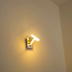 Leuchten Direkt Sakami Wandleuchte LED Nickel-Matt, 2-flammig -Wandleuchten Verkaufsgeschäft sakami wandleuchte 11276 55 8