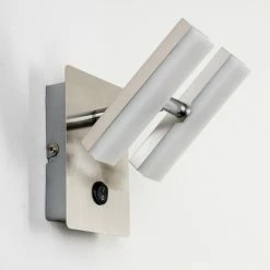 Hofstein Sakami Wandleuchte LED Nickel-Matt, 2-flammig 22 Hofstein Sakami Wandleuchte LED Nickel-Matt, 2-flammig -Wandleuchten Verkaufsgeschäft sakami wandleuchte h3000571 4