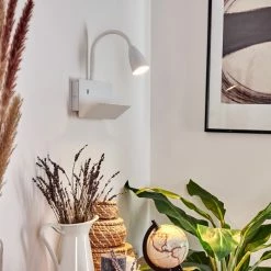 Hofstein Sarnen Wandleuchte Wei&szlig;, 1-flammig -Wandleuchten Verkaufsgeschäft sarnen wandleuchte h3549049 11