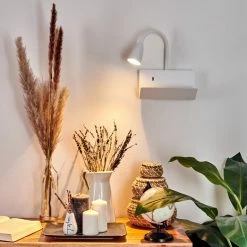 Hofstein Sarnen Wandleuchte Wei&szlig;, 1-flammig -Wandleuchten Verkaufsgeschäft sarnen wandleuchte h3549049 6