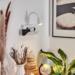 Hofstein Sarnen Wandleuchte Wei&szlig;, 1-flammig -Wandleuchten Verkaufsgeschäft sarnen wandleuchte h3549049 8