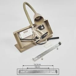 Hofstein Sarnen Wandleuchte Khaki, 1-flammig -Wandleuchten Verkaufsgeschäft sarnen wandleuchte h3549063 4