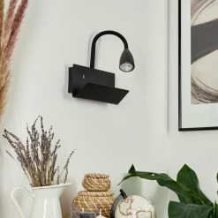 Hofstein Sarnen Wandleuchte Schwarz, 1-flammig -Wandleuchten Verkaufsgeschäft sarnen wandleuchte h3549087 10