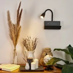 Hofstein Sarnen Wandleuchte Schwarz, 1-flammig -Wandleuchten Verkaufsgeschäft sarnen wandleuchte h3549087 6