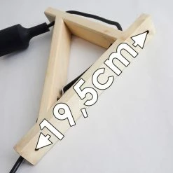 Hofstein Sasagawa Wandleuchte Schwarz, Holz hell, 1-flammig -Wandleuchten Verkaufsgeschäft sasagawa wandleuchte h3359419 19