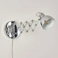 Hofstein Saxon Wandleuchte Chrom, 1-flammig -Wandleuchten Verkaufsgeschäft saxon wandleuchte h3279885 do1 16