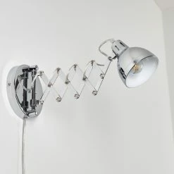 Hofstein Saxon Wandleuchte Chrom, 1-flammig -Wandleuchten Verkaufsgeschäft saxon wandleuchte h3279885 do1 20