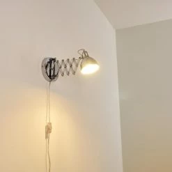 Hofstein Saxon Wandleuchte Chrom, 1-flammig -Wandleuchten Verkaufsgeschäft saxon wandleuchte h3279885 do1 22