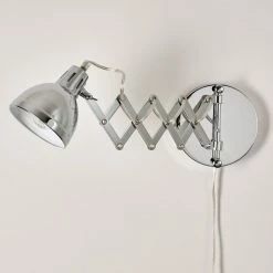 Hofstein Saxon Wandleuchte Chrom, 1-flammig -Wandleuchten Verkaufsgeschäft saxon wandleuchte h3279885 do1 4