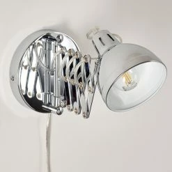 Hofstein Saxon Wandleuchte Chrom, 1-flammig -Wandleuchten Verkaufsgeschäft saxon wandleuchte h3279885 do1 5