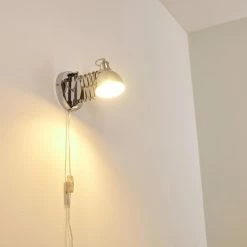 Hofstein Saxon Wandleuchte Chrom, 1-flammig -Wandleuchten Verkaufsgeschäft saxon wandleuchte h3279885 do1 9