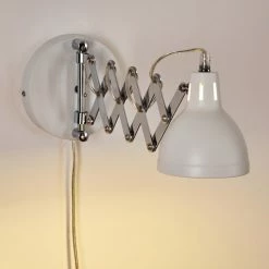 Hofstein Saxon Wandleuchte Wei&szlig;, 1-flammig -Wandleuchten Verkaufsgeschäft saxon wandleuchte h3279908 do1 20