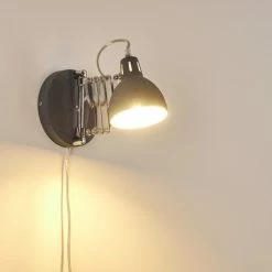 Hofstein Saxon Wandleuchte Grau, 1-flammig -Wandleuchten Verkaufsgeschäft saxon wandleuchte h3279922 do1 11