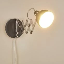 Hofstein Saxon Wandleuchte Grau, 1-flammig -Wandleuchten Verkaufsgeschäft saxon wandleuchte h3279922 do1 14