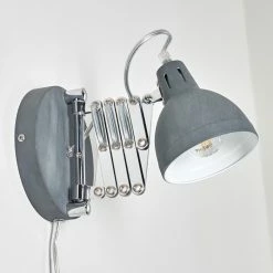 Hofstein Saxon Wandleuchte Grau, 1-flammig -Wandleuchten Verkaufsgeschäft saxon wandleuchte h3279922 do1 23