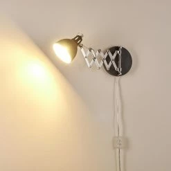 Hofstein Saxon Wandleuchte Grau, 1-flammig -Wandleuchten Verkaufsgeschäft saxon wandleuchte h3279922 do1 6