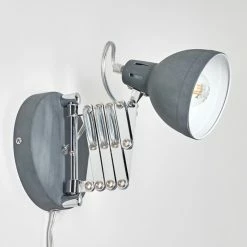 Hofstein Saxon Wandleuchte Grau, 1-flammig -Wandleuchten Verkaufsgeschäft saxon wandleuchte h3279922 do1 8