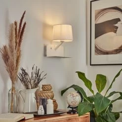 Hofstein Schonenwerd Wandleuchte Wei&szlig;, 1-flammig -Wandleuchten Verkaufsgeschäft schonenwerd wandleuchte h3549612 6