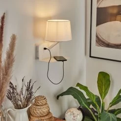 Hofstein Schonenwerd Wandleuchte Wei&szlig;, 1-flammig -Wandleuchten Verkaufsgeschäft schonenwerd wandleuchte h3549612 8