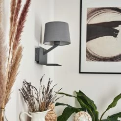 Hofstein Schonenwerd Wandleuchte Grau, 1-flammig -Wandleuchten Verkaufsgeschäft schonenwerd wandleuchte h3557068 11