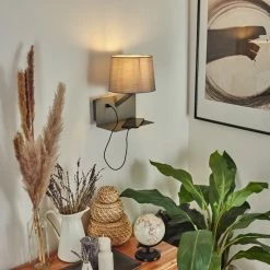 Hofstein Schonenwerd Wandleuchte Grau, 1-flammig -Wandleuchten Verkaufsgeschäft schonenwerd wandleuchte h3557068 8