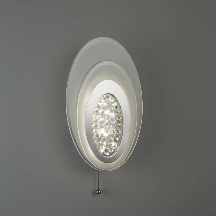 Searchlight WALL Wandleuchte LED Chrom, Weiß, 1-flammig 2 Searchlight WALL Wandleuchte LED Chrom, Weiß, 1-flammig – Bild 2