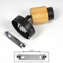 Hofstein Sezze Wandleuchte Schwarz, 1-flammig -Wandleuchten Verkaufsgeschäft sezze wandleuchte h3403174 4