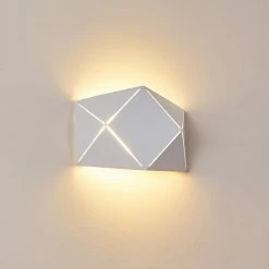 Hofstein Shouver Wandleuchte LED Wei&szlig;, 1-flammig -Wandleuchten Verkaufsgeschäft shouver wandleuchte h3375204 7