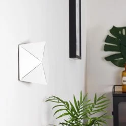 Hofstein Shouver Wandleuchte LED Wei&szlig;, 1-flammig -Wandleuchten Verkaufsgeschäft shouver wandleuchte h3375204 8