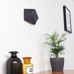 Hofstein Shouver Wandleuchte LED Schwarz, 1-flammig -Wandleuchten Verkaufsgeschäft shouver wandleuchte h3375228 12