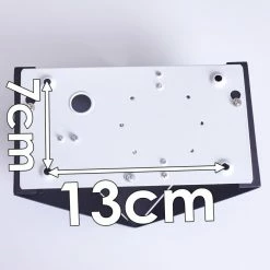 Hofstein Shouver Wandleuchte LED Schwarz, 1-flammig -Wandleuchten Verkaufsgeschäft shouver wandleuchte h3375228 19