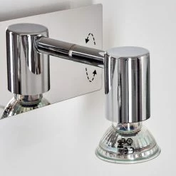 Hofstein Sibarco Wandleuchte LED Chrom, 2-flammig -Wandleuchten Verkaufsgeschäft sibarco wandleuchte h3548196 2