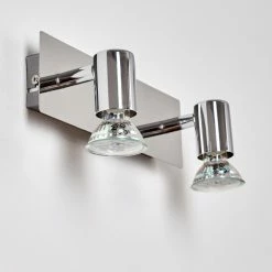 Hofstein Sibarco Wandleuchte LED Chrom, 2-flammig -Wandleuchten Verkaufsgeschäft sibarco wandleuchte h3548196 6