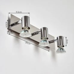 Hofstein Sibarco Wandleuchte LED Chrom, 3-flammig 13 Hofstein Sibarco Wandleuchte LED Chrom, 3-flammig -Wandleuchten Verkaufsgeschäft sibarco wandleuchte h3548219 3