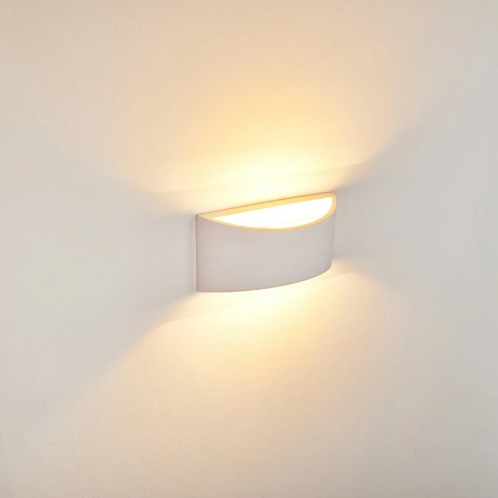 Hofstein Skorped Wandleuchte Weiß, 1-flammig 13 Hofstein Skorped Wandleuchte Weiß, 1-flammig – Bild 13