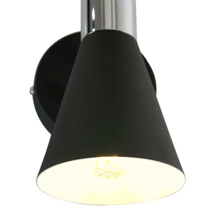 Steinhauer Anne Fastlåst Wandleuchte Schwarz, 2-flammig 4 Steinhauer Anne Fastlåst Wandleuchte Schwarz, 2-flammig – Bild 4