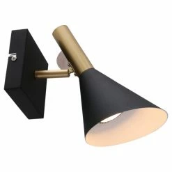 Steinhauer Anne's choice Wandleuchte LED Messing, Schwarz, 1-flammig -Wandleuchten Verkaufsgeschäft steinhauer anne s choice wandleuchte 2491zw 2