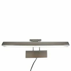 Steinhauer Litho Wandleuchte LED Edelstahl, 1-flammig