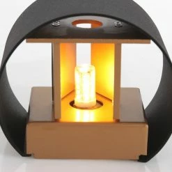 Steinhauer Muro Wandleuchte LED Schwarz, 1-flammig -Wandleuchten Verkaufsgeschäft steinhauer muro wandleuchte 3364zw 9