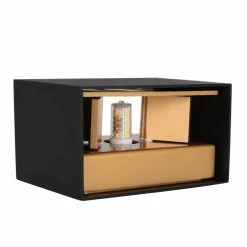 Steinhauer Muro Wandleuchte LED Schwarz, 1-flammig -Wandleuchten Verkaufsgeschäft steinhauer muro wandleuchte 3365zw 6