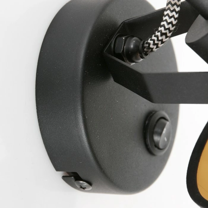 Steinhauer Ornoir Wandleuchte Schwarz, 1-flammig 8 Steinhauer Ornoir Wandleuchte Schwarz, 1-flammig – Bild 8