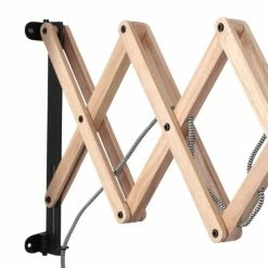 Steinhauer Porter Wandleuchte Schwarz, Naturfarben, 1-flammig -Wandleuchten Verkaufsgeschäft steinhauer porter wandleuchte 3372zw 11