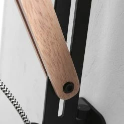 Steinhauer Porter Wandleuchte Schwarz, Naturfarben, 1-flammig -Wandleuchten Verkaufsgeschäft steinhauer porter wandleuchte 3372zw 6