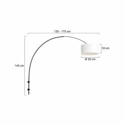Steinhauer Sparkled Light Wandleuchte Schwarz, 1-flammig -Wandleuchten Verkaufsgeschäft steinhauer sparkled light wandleuchte 8138zw 5