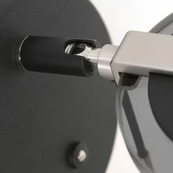 Steinhauer Turound Wandleuchte LED Schwarz, 1-flammig -Wandleuchten Verkaufsgeschäft steinhauer turound wandleuchte 3095zw 12