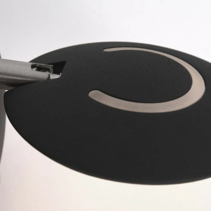 Steinhauer Zenith Wandleuchte LED Schwarz, 1-flammig 5 Steinhauer Zenith Wandleuchte LED Schwarz, 1-flammig – Bild 5